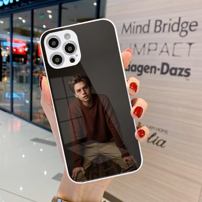 

Cole Sprouse Cool Phone Case For IPhone 14 13 12 11 Pro Max X XR XS 8 7 Plus Liquid Glass Color Phone Cover iPhone 11 Pro Max
