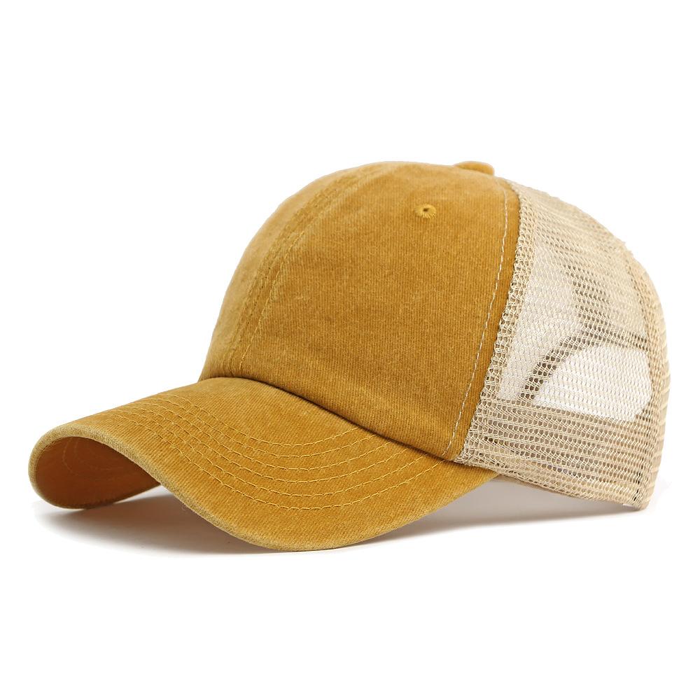 Women's Spring Summer Thin Breathable Mesh Baseball Cap Men's Cotton Cap Sunscreen Hat