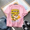 Colorful Butterfly Printed T Shirts Fashion Short Sleeve Kids Children's T-shirt Boys Girls Summer Spring Casual Top Tee Shirt