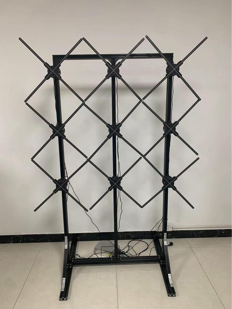 Ultraklarer holografischer 3D-Fan-Bildschirm mit WLAN und mobiler App für Multi-Screen-Splicing
