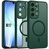 Protective Case - BOOLING - Samsung Galaxy A17 4G/5G - Night Green - Magnetic Ring - Shockproof