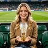 2 Piezas Vaso de Cerveza Trofeo para Aficionados Gran Capacidad Forma de Fútbol