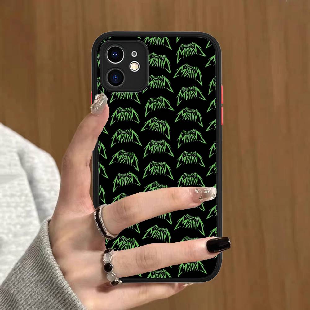 P-Poshlaya M-Molly Band Matte Protective Case For IPhone 16 15 14 13 12 11 Pro Max X XS MAX Protection Case iphone 16 pro
