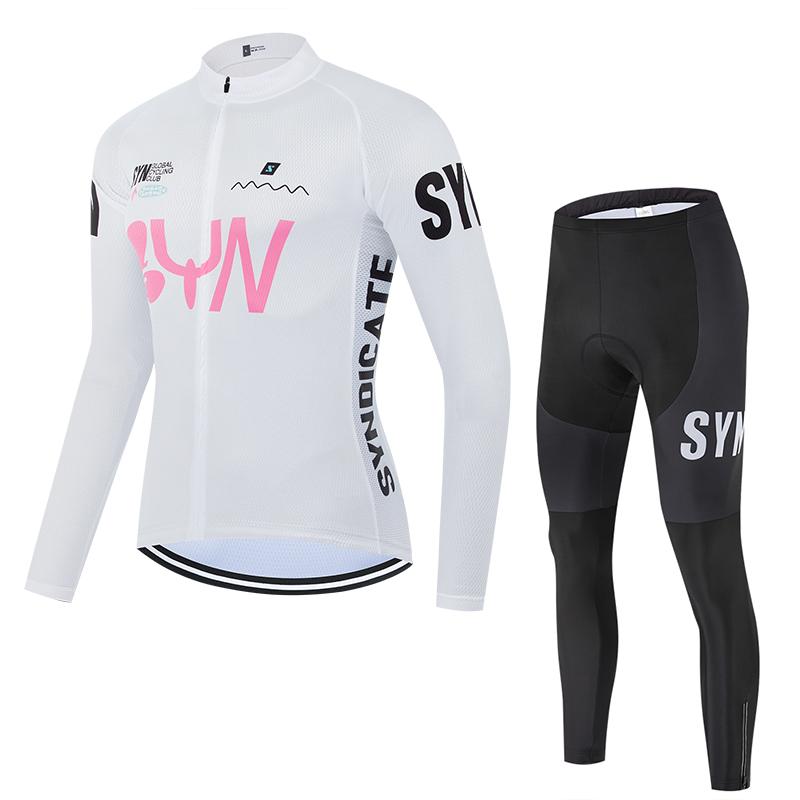 2025 Autumn Long Sleeved Jersey Cycling Suit Set Mountain Bike Breathable Cycling Suit Men's Road Bike Sportswear
