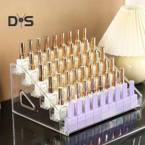 Neglelakk Organizer Akryl Display Rack Gjennomsiktig design Multipurpose Solbriller Organizer Holder for eteriske oljer