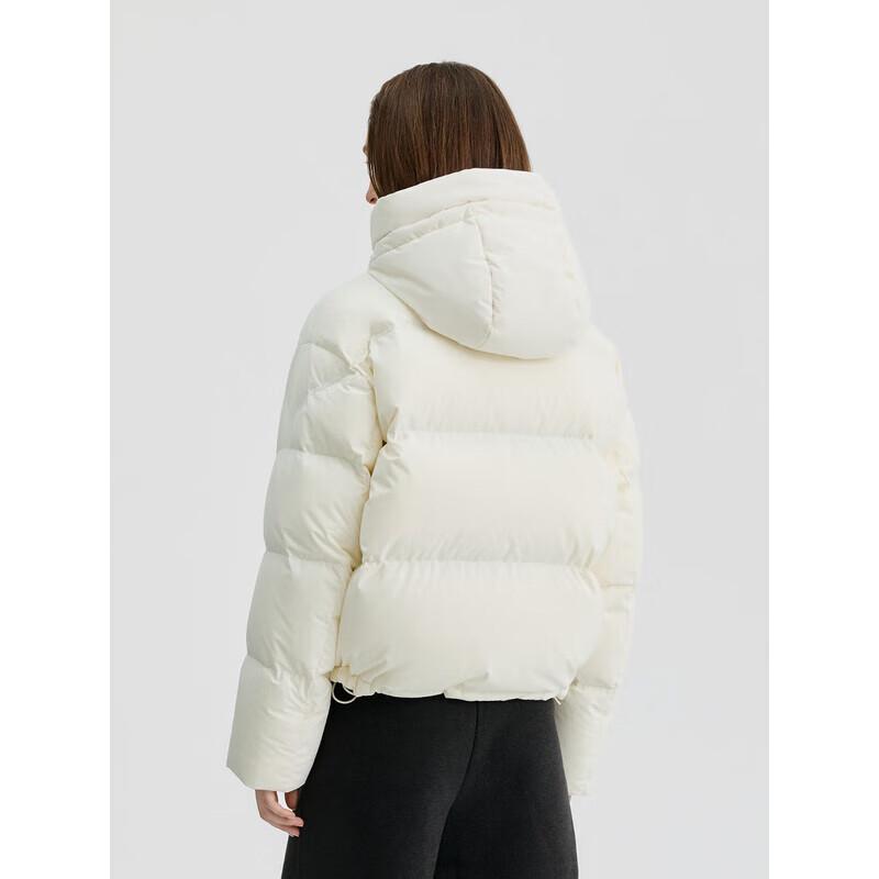 Bingjie Damen Kapuzen-Daunenjacke