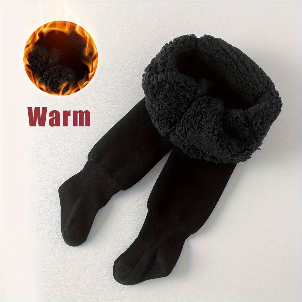 Winter Infant Baby Girls Polar Fleece Lining Stripes Leggings Plus Thick Warmth Cotton Tights Toddler Kids Keep Warm Pantyhose