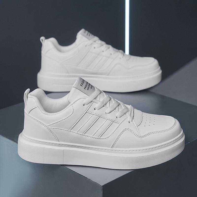 Nové Pánské Klasické Módní Nízké Tenisky na Skateboarding s Tlustou Podrážkou Pohodlné Měkké Podrážky Basketbalové Tenisky