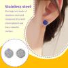 Ohrringe Edelstahl Geschenk Galvanik Glänzend Ohrhänger Feinstahl Wunderschöne Stecker Ohr für Damen Mädchen Geburtstagsparty Hochzeit
