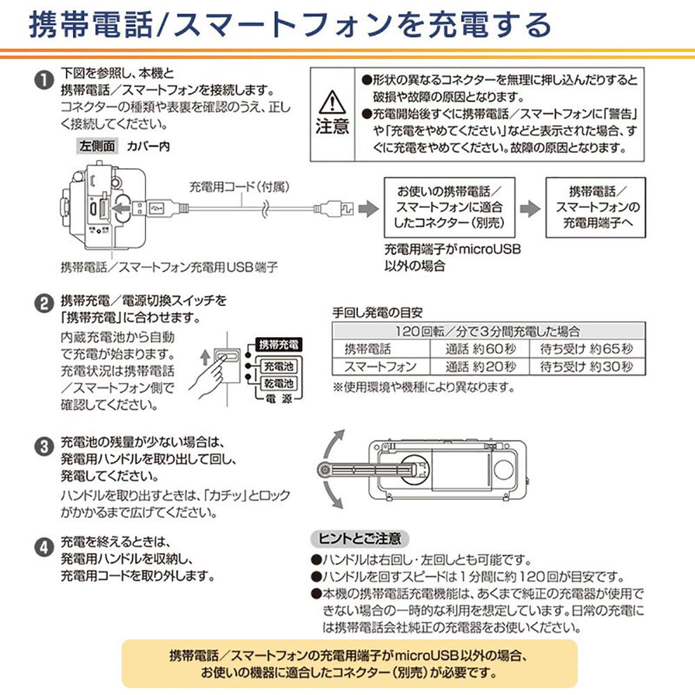 OHM AudioComm Hand Crank Radio Light RAD-M799N