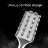 Stainless Steel Fish Scale Remover with 24 Wedge Sawtooth Ergonomic Handle Manual Fish Scale Descaler Descaling Removal Tools Kitchen Gadgets