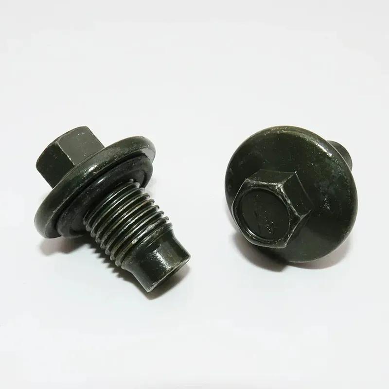 4PCS Car Oil Pan Drain Screws for Ford Transit Focus Fiesta Ensures Optimal Engine Performance OEM 97JM67300BA
