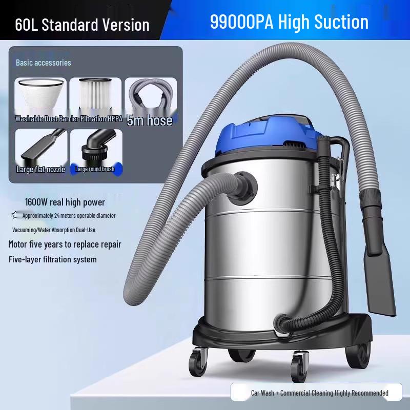 Leistungsstarker Staubsauger mit hoher Saugkraft für Zuhause, Auto und gewerbliche Nutzung