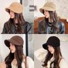 Double-sided mustang cap fleece hat
