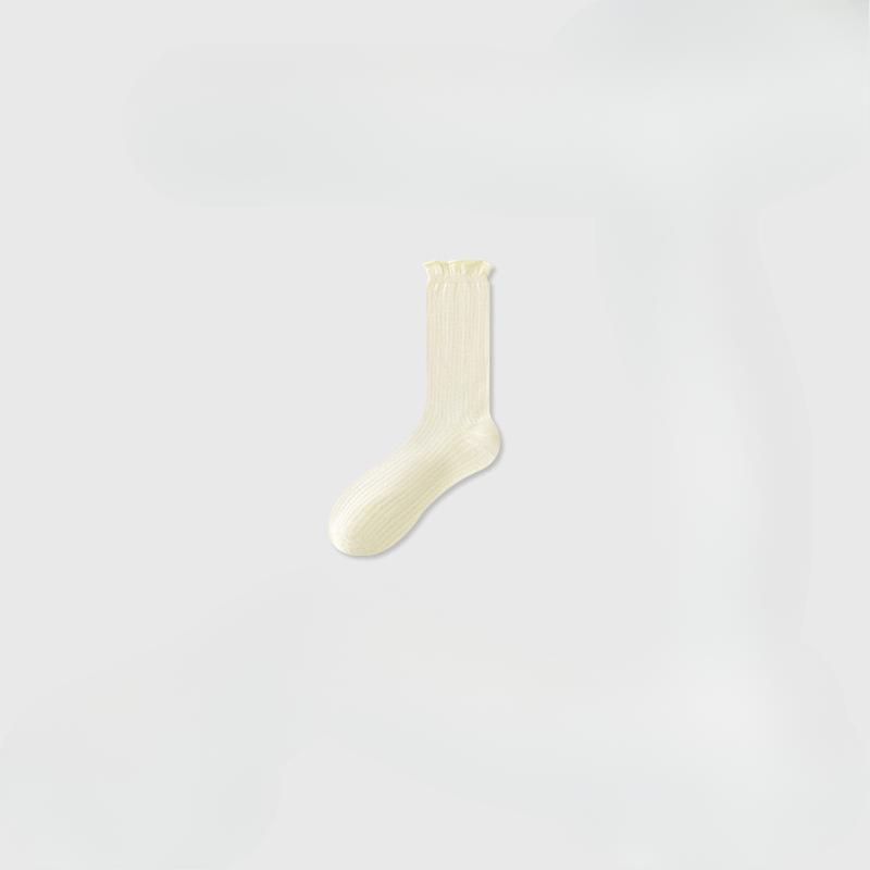 Dopamine Pile Pile Socks for Women, Summer Thin, Long, Antibacterial, Breathable, Cool, Ballet-style Modal Long Socks