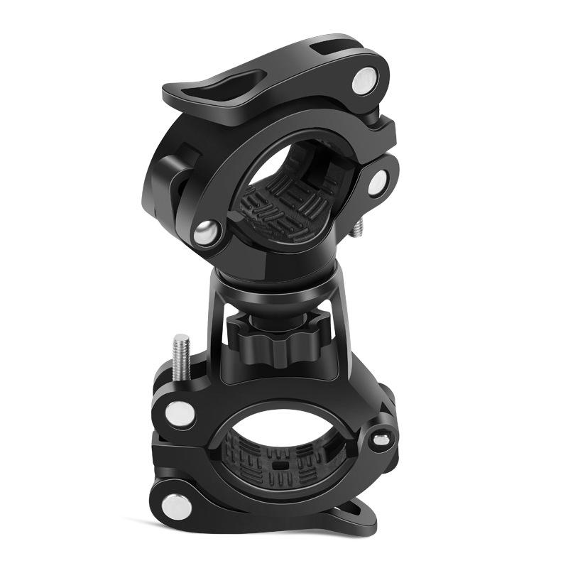 360° Rotating Bicycle & Motorcycle Flashlight Mount Clip