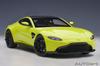 AUTOart Aston Martin Vantage 2019 Metallic Lime Black Roof Finished Model 70279 1/18 Green/Carbon