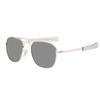Men's Aviator UV Protection Metal Glass Lens Sunglasses for Driving and Fishing