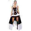 Women's Red Heart Queen Cosplay Suit - Adult Halloween Dress Up Outfit Ideal for Carnival Party Celebrations & Themed Gatherings