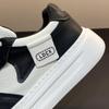 Autumn 2025 Men's Genuine Leather White Sneakers: British Style, Thick Sole, Casual, High-End Fashion
