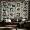 Resident Evil Wall Tapestry Aesthetic Wall Hanging Printed Fabric Blanket Decorative Tapestries For Bedroom Living Room Home Decor