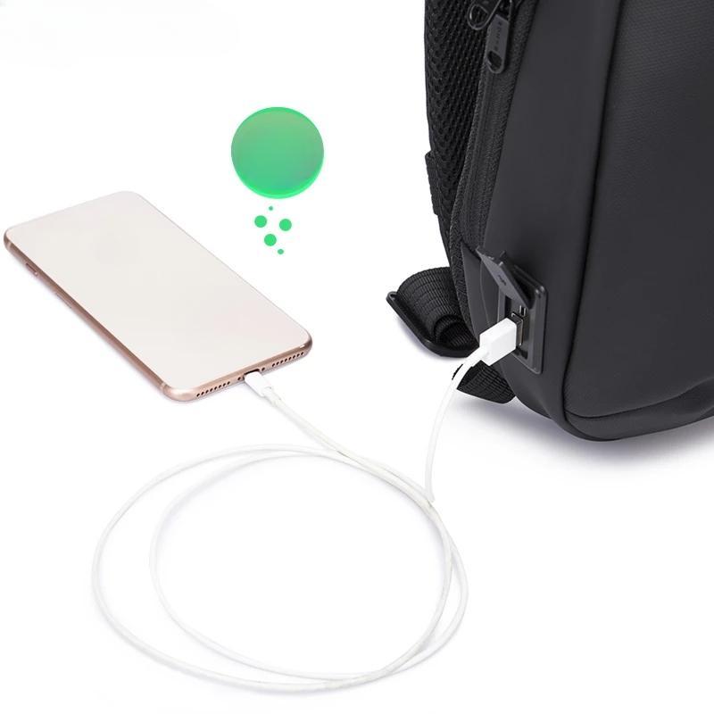 New Anti-theft Multifunction Crossbody Bag Shoulder Messenger Bags Male Waterproof Short Trip Chest Bag Pack for Men