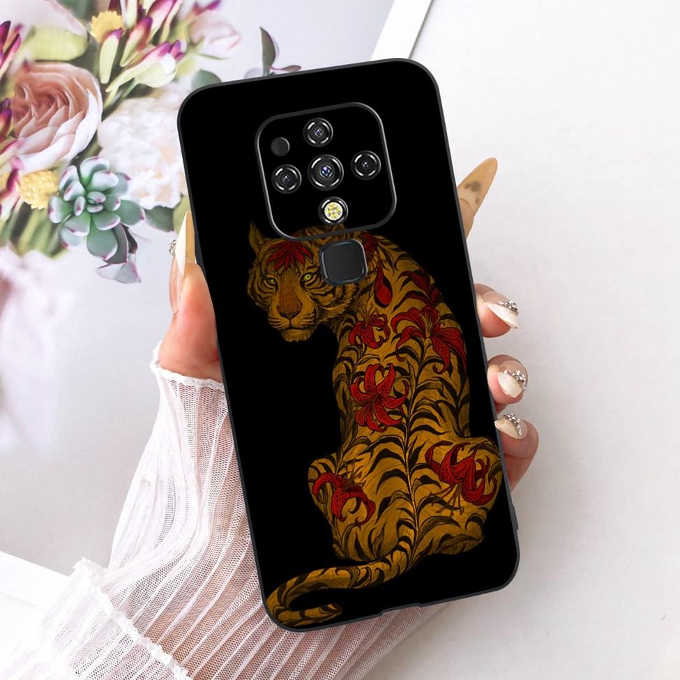 For Tecno Camon 16 CE7 CE7j CE9h Case For Tecno Camon 16 Pro Cover Cute Cat Fashion Butterfly Painted Casing