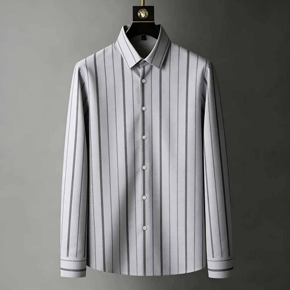 2026 Vintage Casual Fashion Shirt, Men's 3D Printing, Long Sleeved Shirt with Collar Buttons, XS-6XL