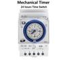 Sul181D Industrial Time Control Switch 110-230V Time Relay 24-Hour Time Control Switch Track Installation Mechanical Timer