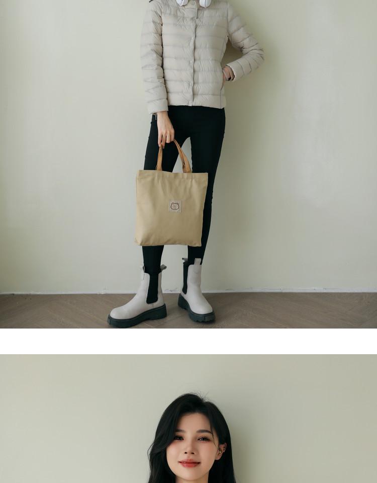Women's Lightweight Pinghu White Duck Down Jacket, Collarless, Round Neck, Autumn/Winter Outerwear