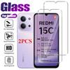 2Pcs Tempered Glass For Redmi 14C 15C 13C 12C 10C 10X 9A 9T Screen Protector On Redmi 8 9 10 12 13 4G 5G Protective Cover Glass