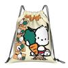 Custom P-Pochaccoes Drawstring Backpack Bags Women Men Lightweight Dog Cartoon Gym Sports Sackpack Sacks for Training