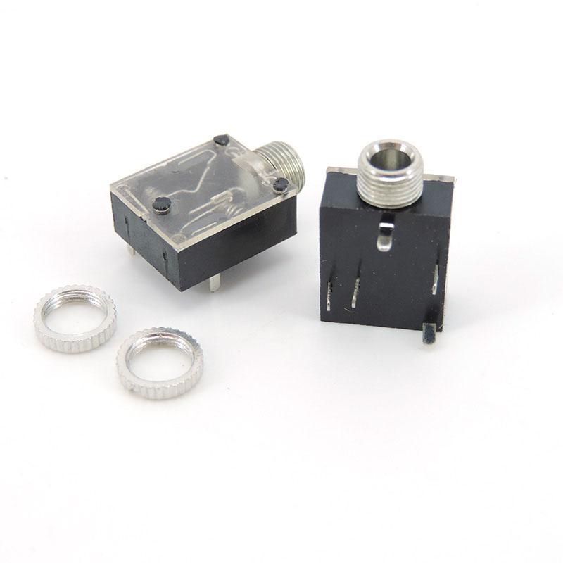 PJ-324 3.5mm Female Headphone Jack 5 Pin PCB Mount Stereo 3pole Audio Plug Power Socket Connector Headphone Jack for PC