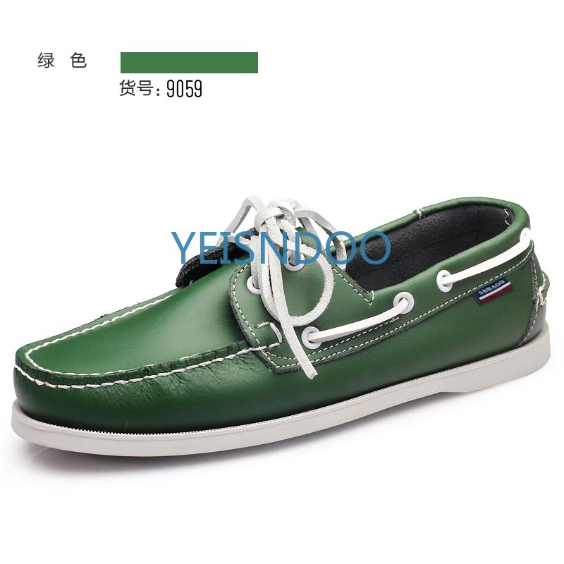 Fashion Male Classic Boat Shoes Leather Hot Sale New Men's Outdoor Walking Shoes Men Wedding Dress Shoes Lace-Up Fashion Men Loafers