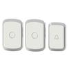Smart Wireless Doorbell - Battery-Free, Waterproof, Long Range, with 1 Transmitter & 2 Receivers, Ideal for Homes and Villas