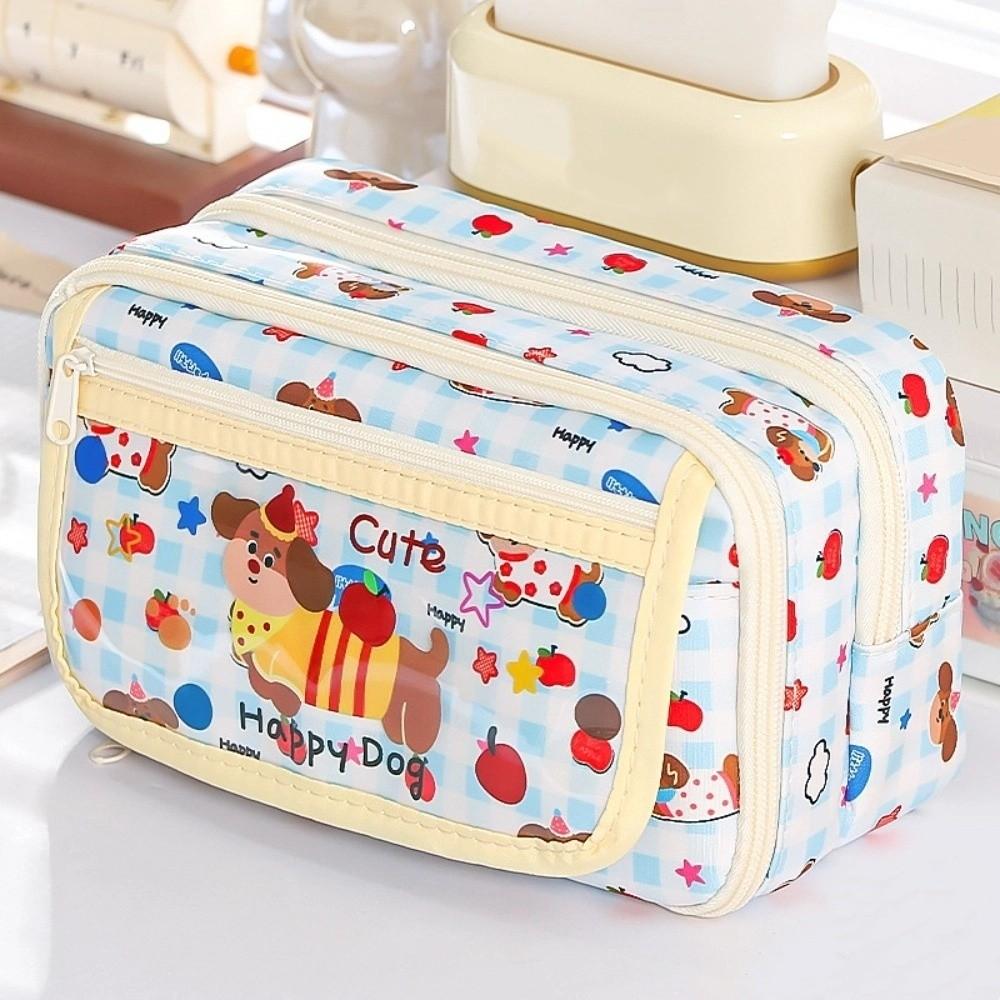 Cosmetics Storage Stationery Storage Bag Fruit Dogs Pen Pencil Case  Student
