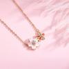 High-End Necklace Women'S Light Luxury Niche Design Temperament Cherry Blossom Flower Language Pure And Beautiful Versatile Item Decoration Quality