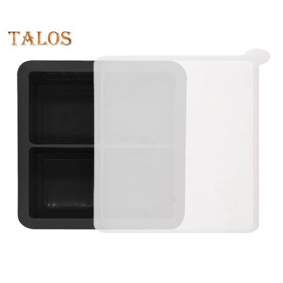 

Силиконовый лоток для кубиков льда с крышкой, гибкая легкосъемная квадратная форма для льда для виски, коктейлей, супов, соусов чёрный