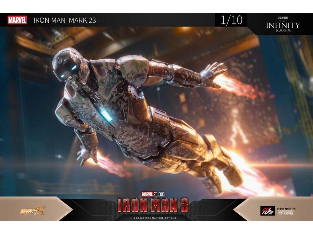 Marvel MK23 Iron Man Articulated Action Figure - Collectible Toy for Boys