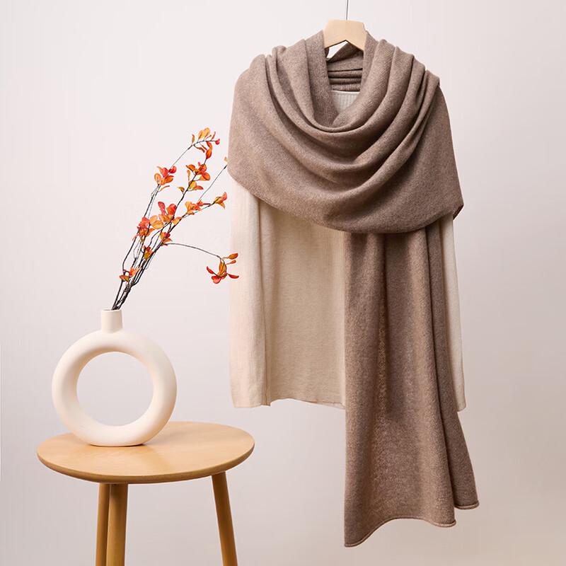UOSU Unisex Knitted Inner Mongolia Cashmere Scarf
