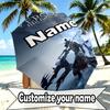 Custom Name Personalized Final Fantasy Print Umbrella, Auto Open Close, 8‑Rib Sturdy Frame, Commute Camping Hiking Use, Birthday Gift