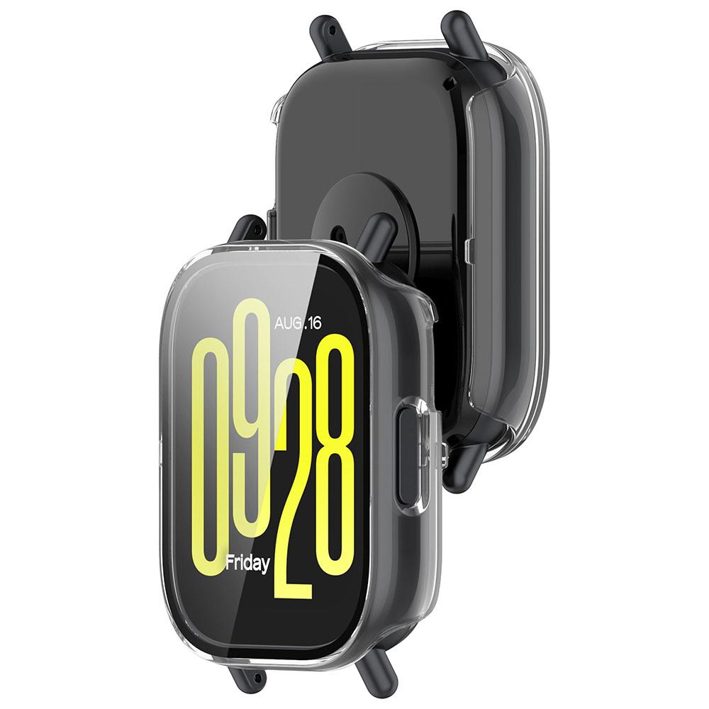 Coque de Protection PC + Verre pour Redmi Watch 5 Lite / Active Bumper Intégral Couvercle Anti-rayures + Protecteur d'Écran Accessoires