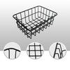 Freezer Organizer Bins Metal Wire Organizer Refrigerator Basket Cooler Storage Rack For Produce Vegetables Fruits Beverage Food