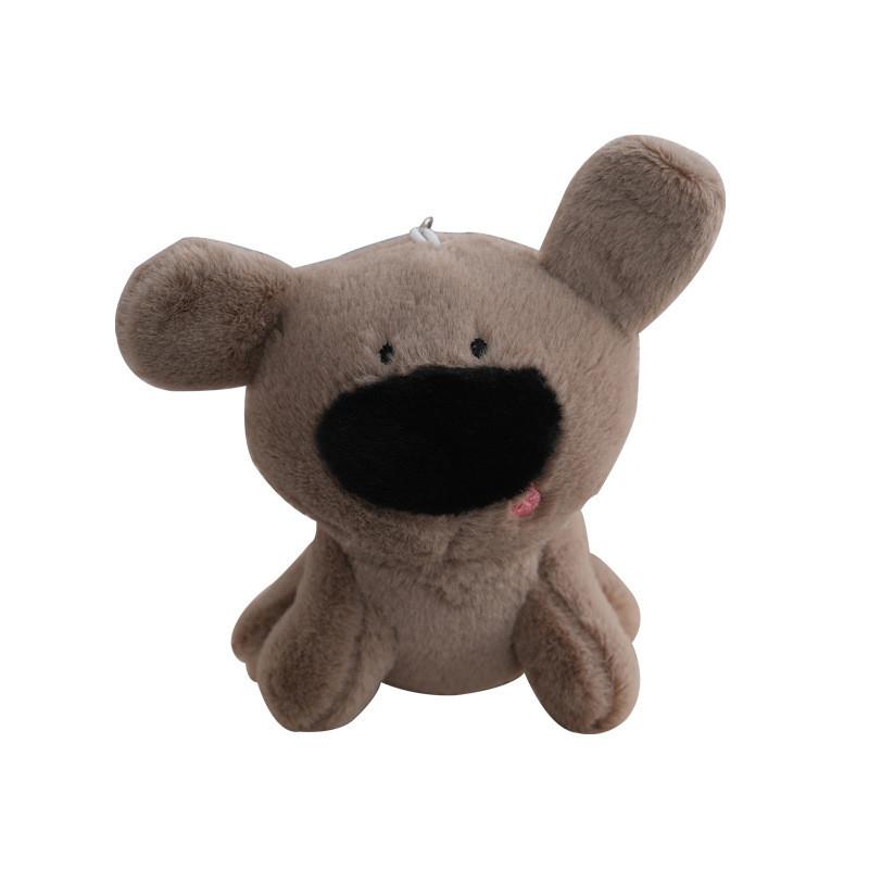 Adorable Plush Toy Black Nosed Dog Doll Soft Stuffed Animal Gift For Kids