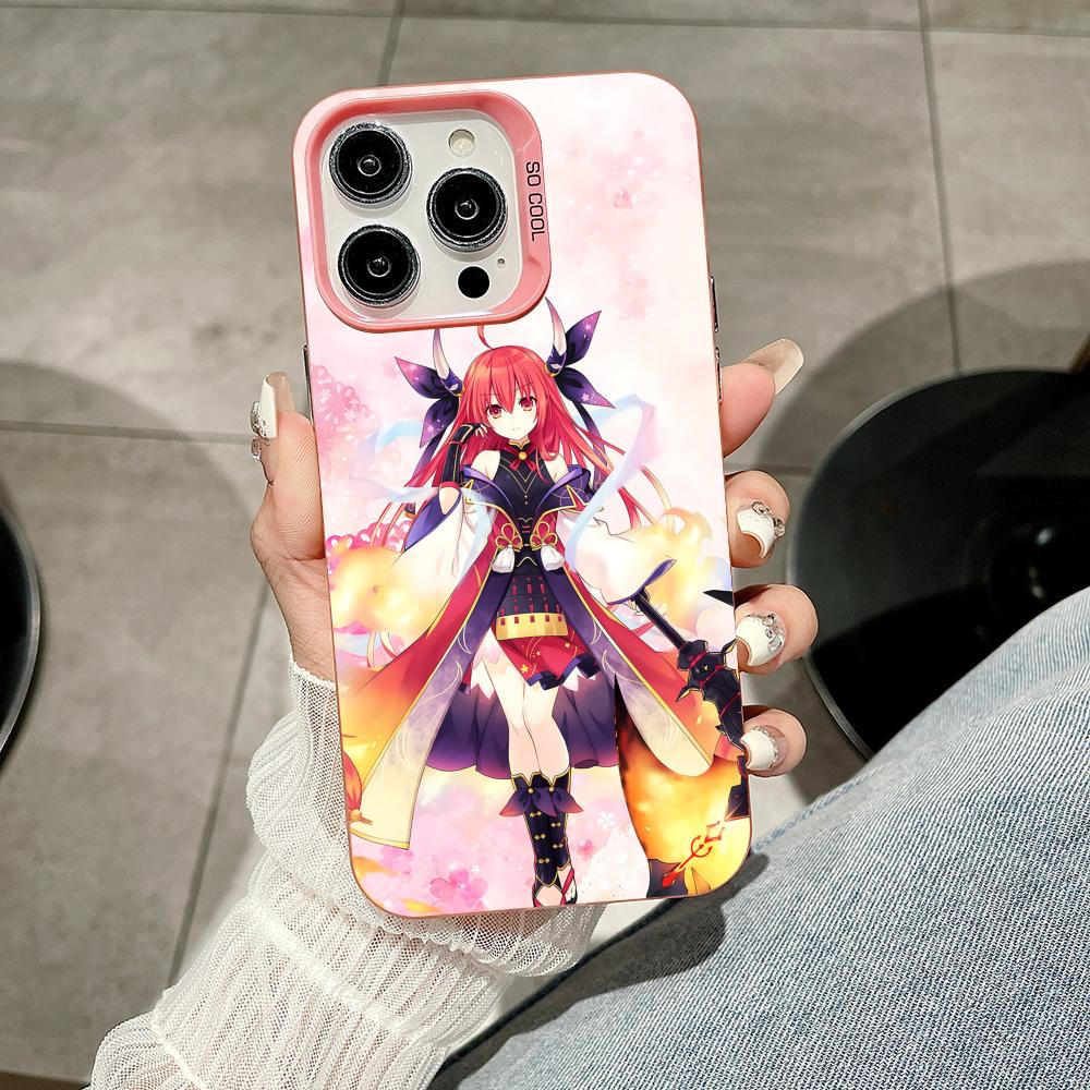 

Date a Live Kotori Itsuka Pink Translucent Mobile Phone Case for iPhone 17 16 15 14 13 12 11 X XR XS Air Pro Max Plus Cover iPhone XS Max