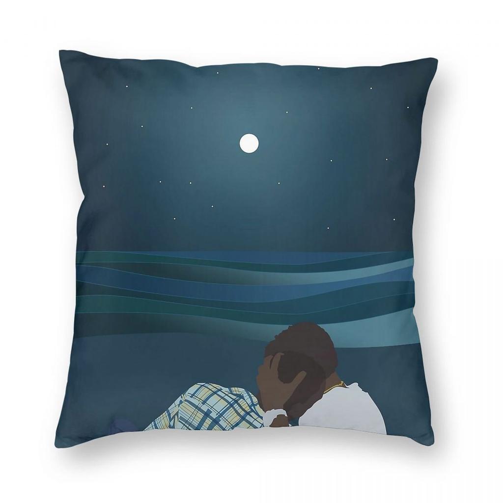 Chiron And Kevin Moonlight Pillowcase Polyester Linen Velvet Pattern Zip Decorative Throw Pillow Case Sofa Cushion Case