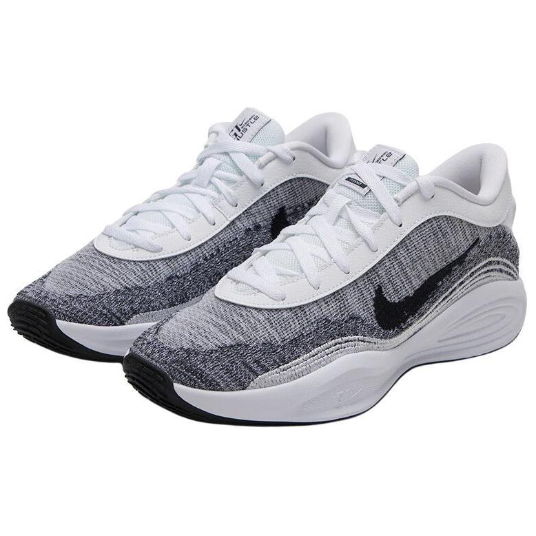 Nike G.T. Hustle Academy EP Comfortable Durable Non-Slip Wear-Resistant Low-Top Basketball Shoes Men sneaker White Gray FJ7808-102