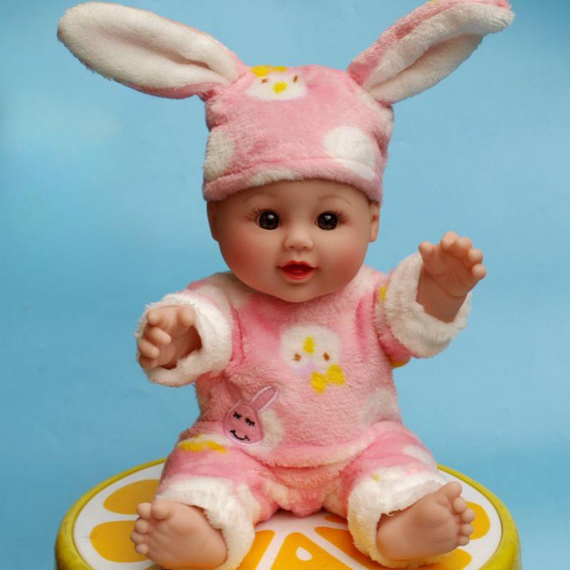 

30 см Мягкая пластиковая кукла Кукла-симулятор Игрушка для малышей Кукла для раннего развития в детском саду 30CM
