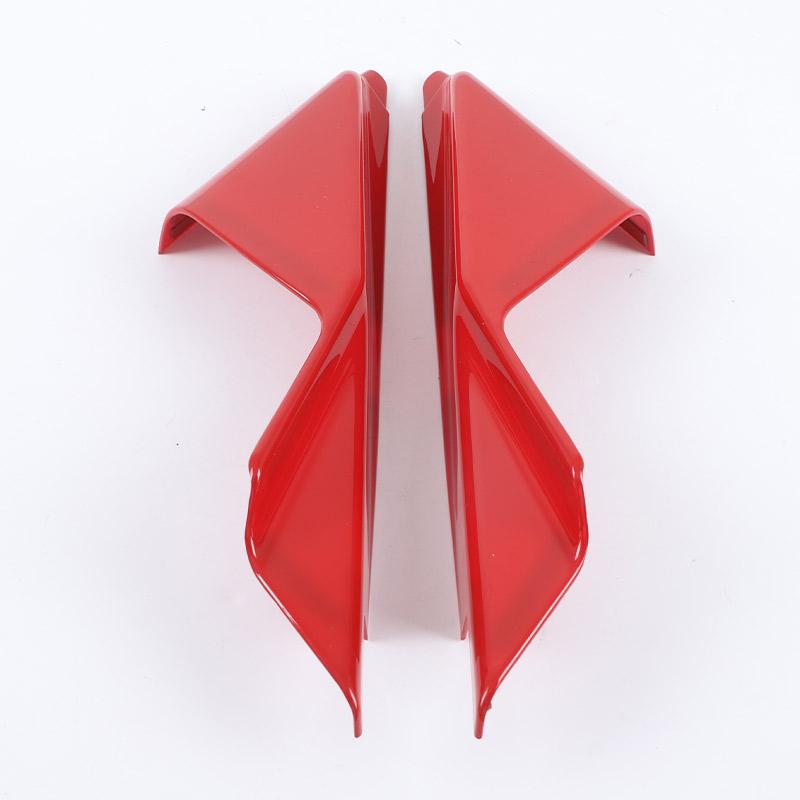 For Nissan 370Z 2009- ABS carbon fiber pattern Front Inner Triangular Pillar Decorative Stickers Car A-pillar decoration,