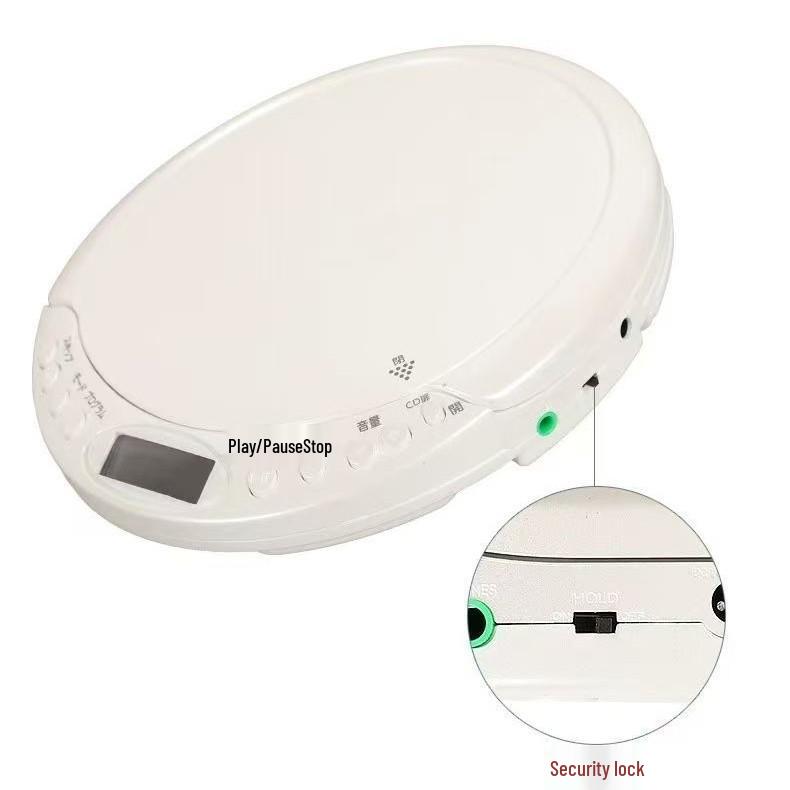 Portable Bluetooth CD Learning & Music Player with Video Disc Playback